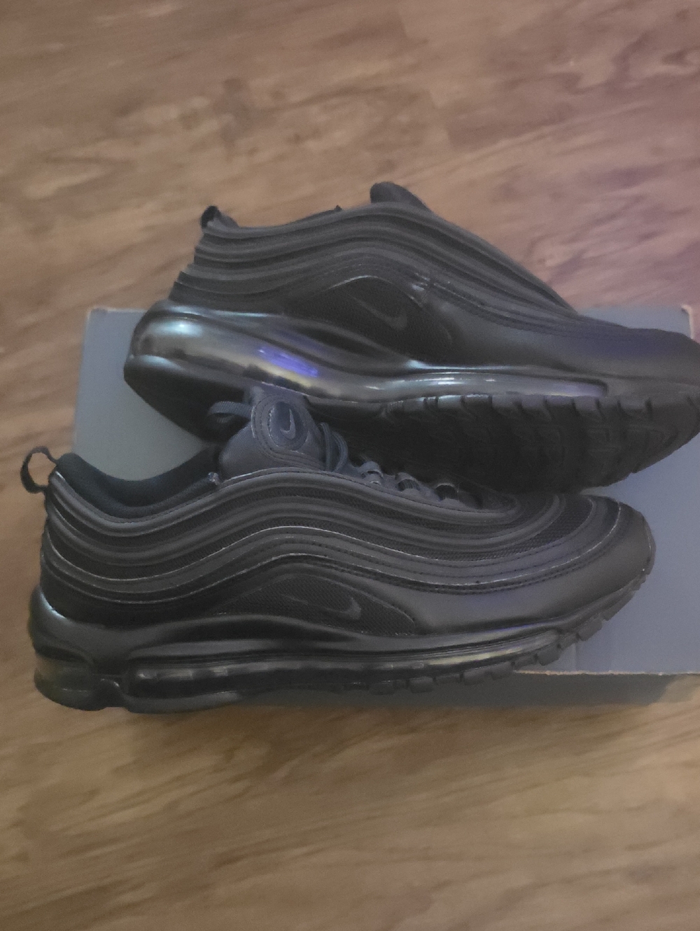 Nike Women's Air Max 97 Black Athletic Sneakers